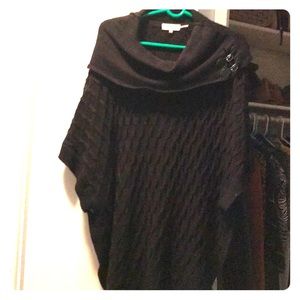Calvin Klein knit poncho